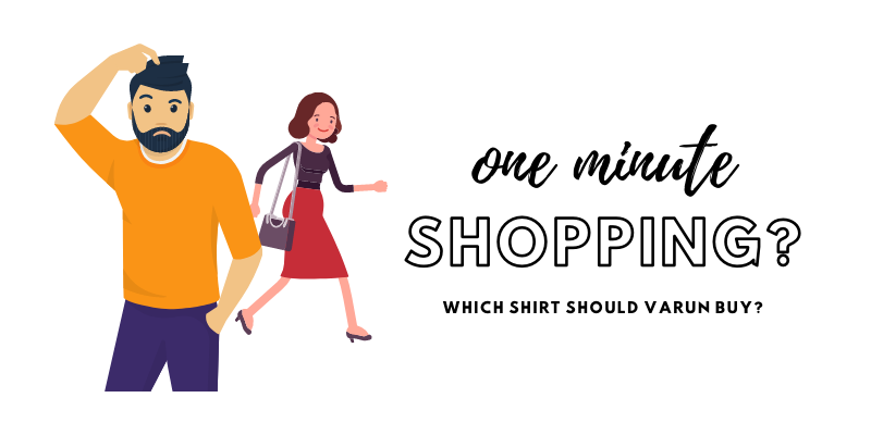 One minute shopping