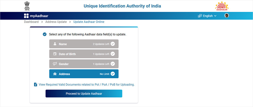 Step-by-Step Guide to Update Address in Aadhaar Online