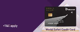 Exclusive travel perks with RBL Bank World Safari Credit Card